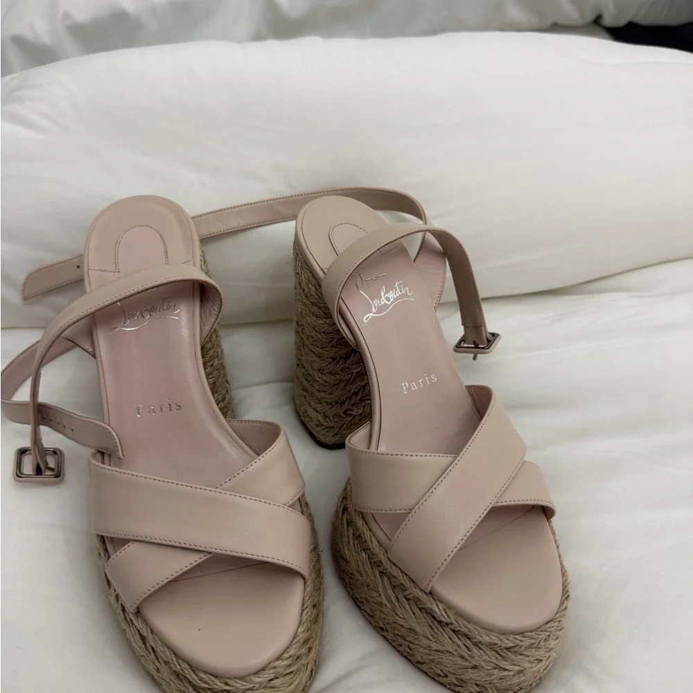 Women’s Nude Platform Espadrille Sandals